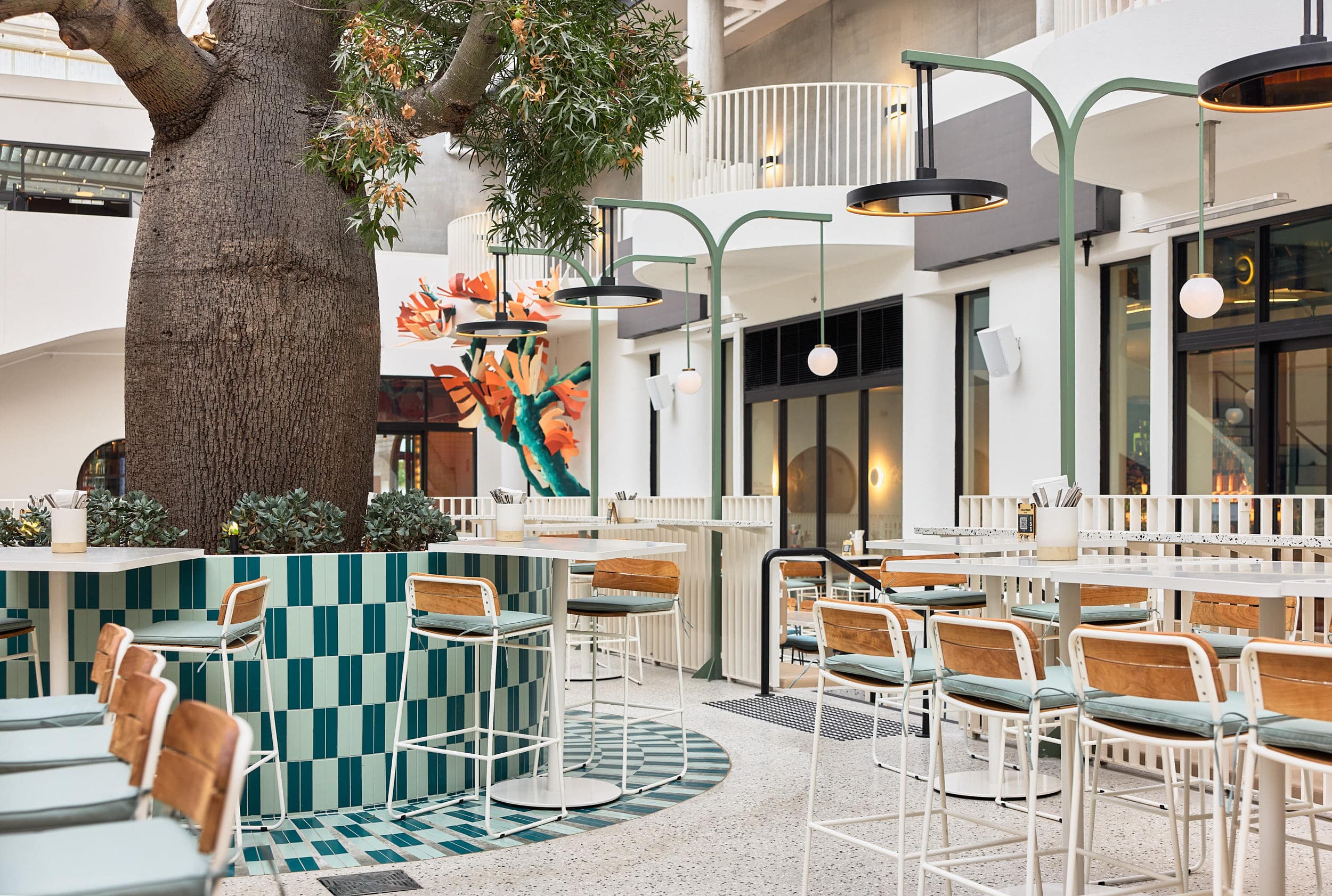 Eclipse Electric Outdoor Heater at the Oran Hotel